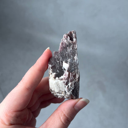 Raw Lepidolite Mica | Purple Mica Specimen | Raw Lepidolite Slab