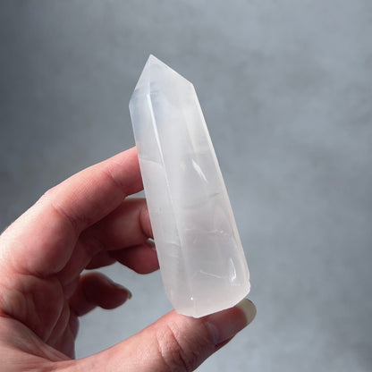 Girasol Quartz Point | Milky Moon Quartz Tower