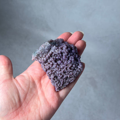 Purple Grape Agate Chunk | Botryoidal Chalcedony Crystal Cluster