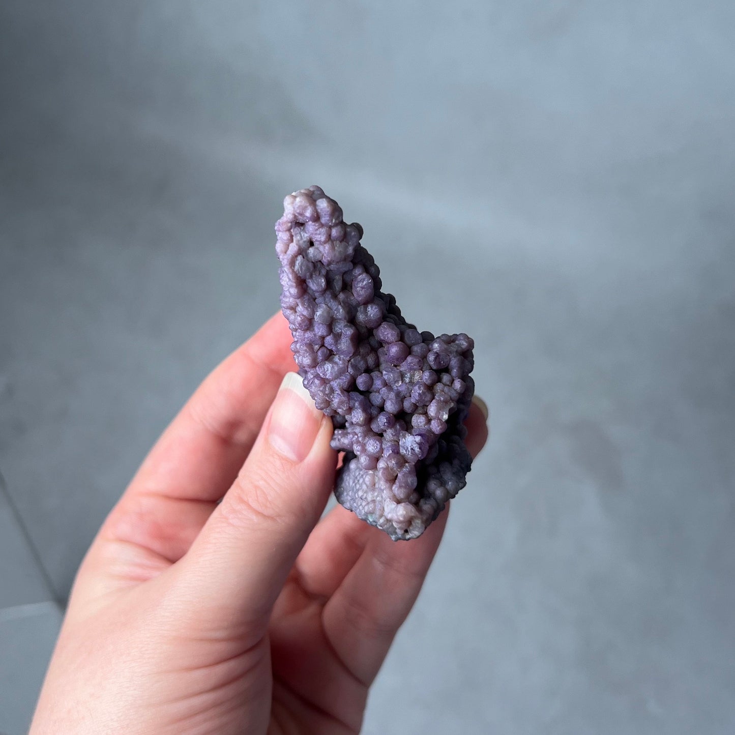 Purple Grape Agate Chunk | Botryoidal Chalcedony Crystal Cluster