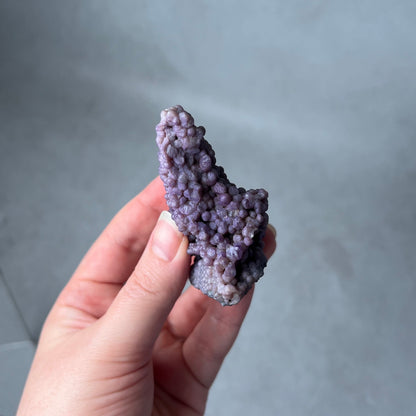 Purple Grape Agate Chunk | Botryoidal Chalcedony Crystal Cluster