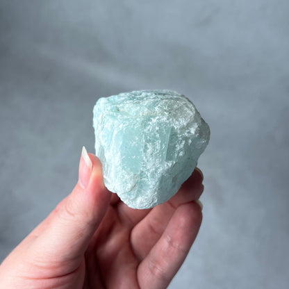 Raw Blue Aragonite Crystal | Rough Natural Aragonite Specimen