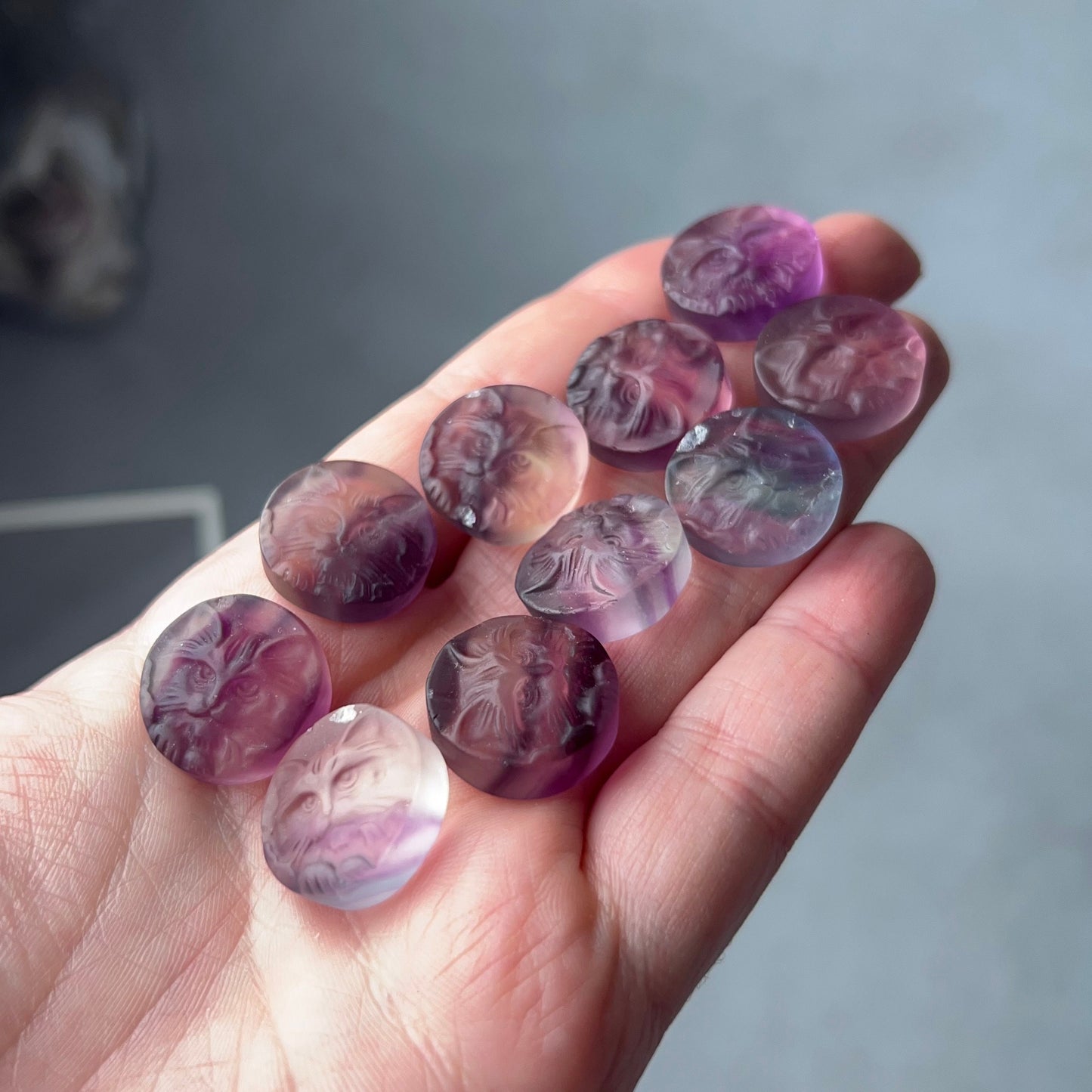 You Choose! Mini Fluorite Cat Carvings | Crystal Minis