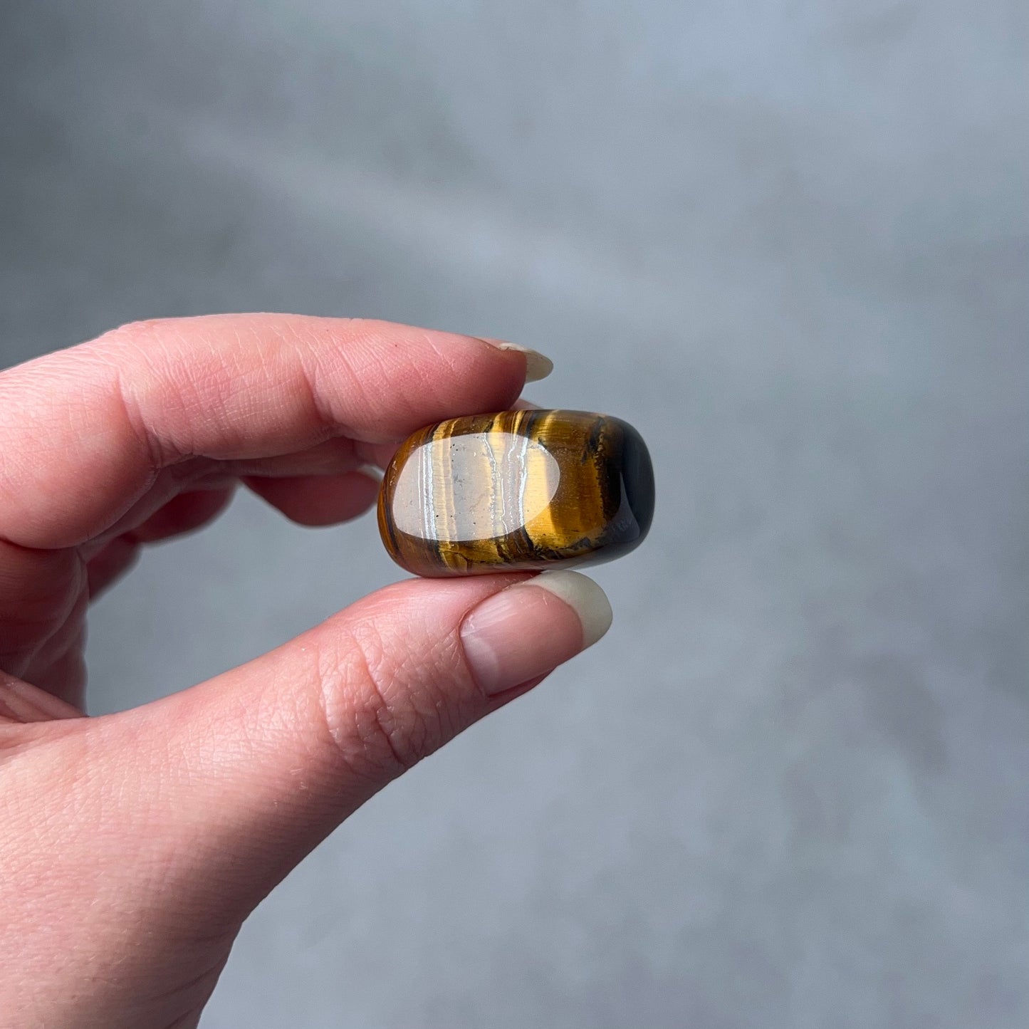 Tiger Iron Tumble | Tiger Eye Crystal Tumbled Stone