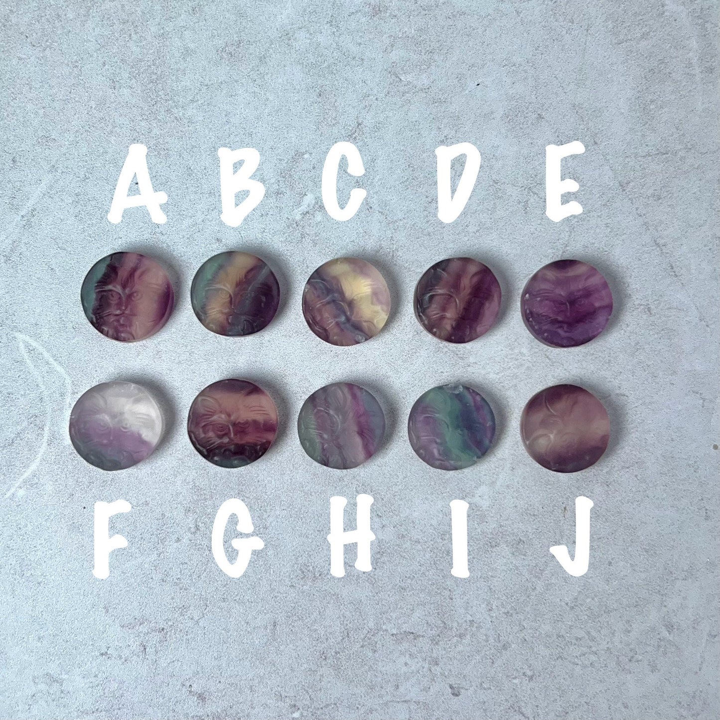 You Choose! Mini Fluorite Cat Carvings | Crystal Minis