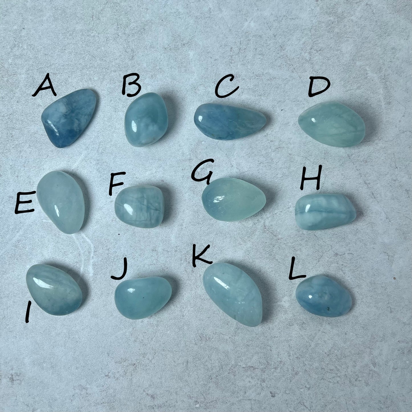 Aquamarine Tumbles | Aquamarine Tumbled Crystal