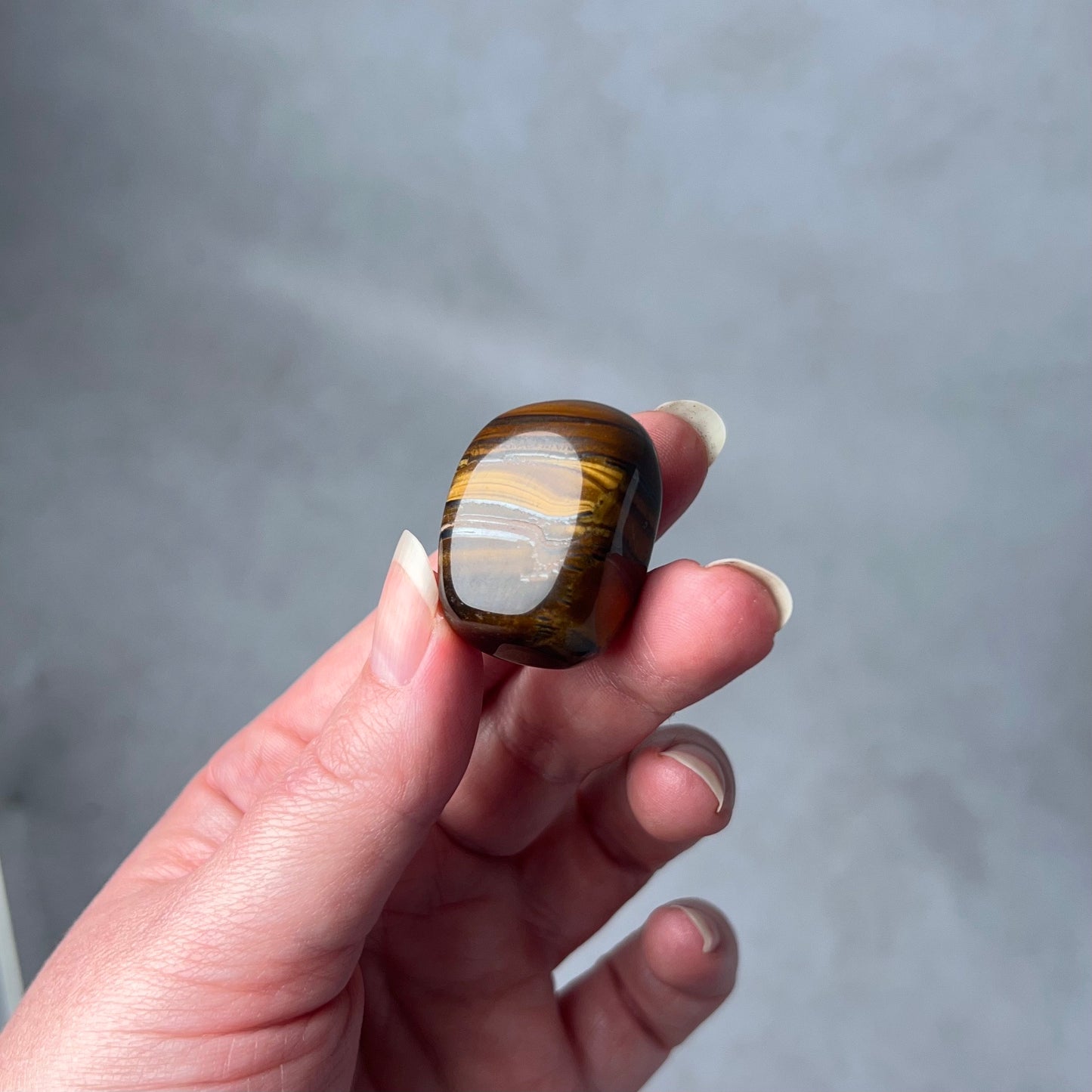 Tiger Iron Tumble | Tiger Eye Crystal Tumbled Stone