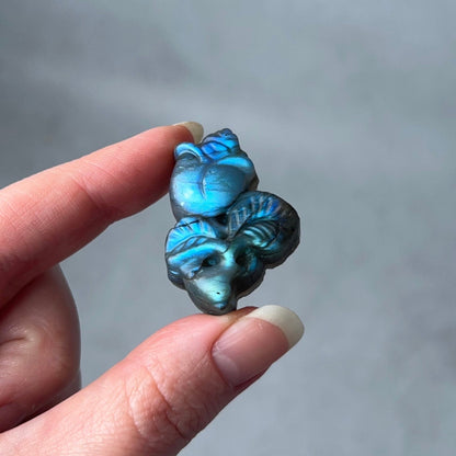 Labradorite Crystal Flower | Flashy Labradorite Crystal Rose