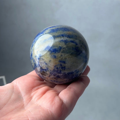 Rare Sodalite + Cancrinite Sphere | Sodalite Crystal Sphere