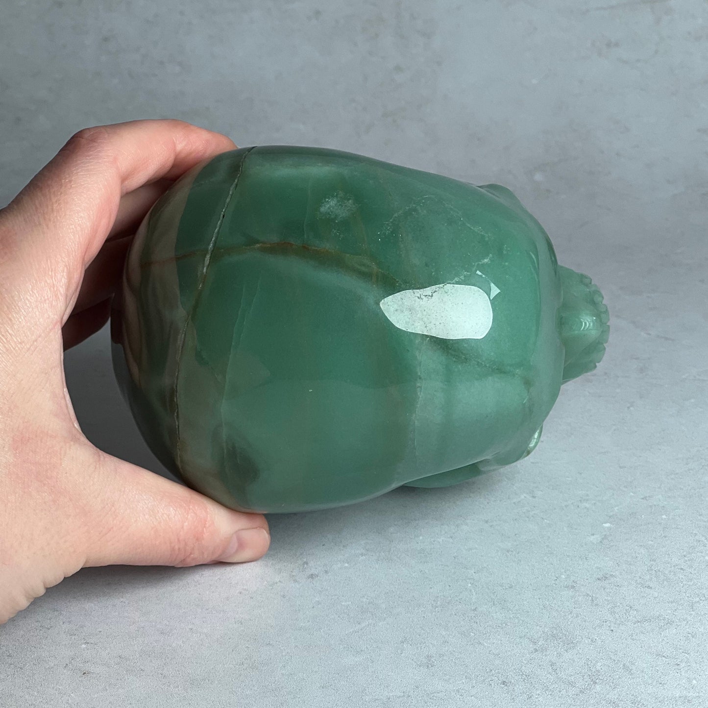 Large Green Aventurine Crystal Skull | Aventurine Skull