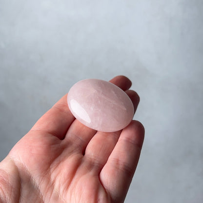 Rose Quartz Palm | Rose Quartz Crystal Palmstone