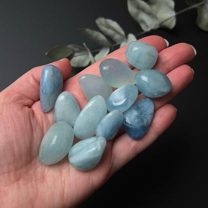 Aquamarine Tumbles | Aquamarine Tumbled Crystal