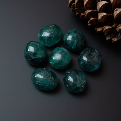 Blue Fluorite Tumbles | Aqua Fluorite Tumbled Crystals