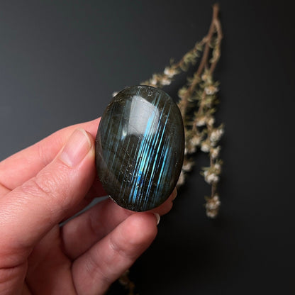 Flashy Labradorite Palm | Crystal Palm Stone