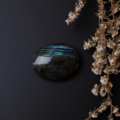 Flashy Labradorite Palm | Crystal Palm Stone