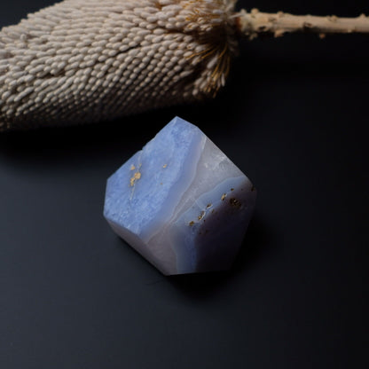 Blue Lace Agate + Quartz Freeform | Blue Lace Agate Crystal