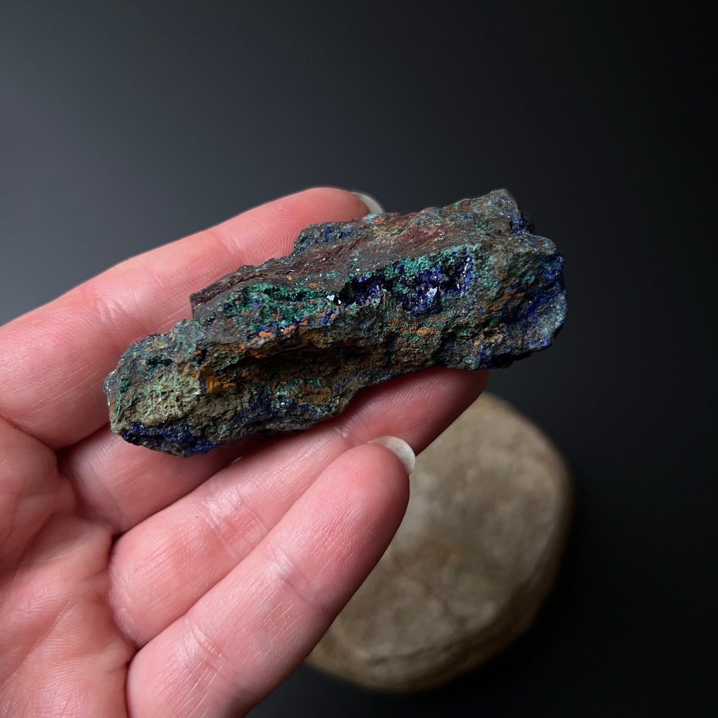 Azurite Malachite Specimen | Azurmalachite Raw Crystal