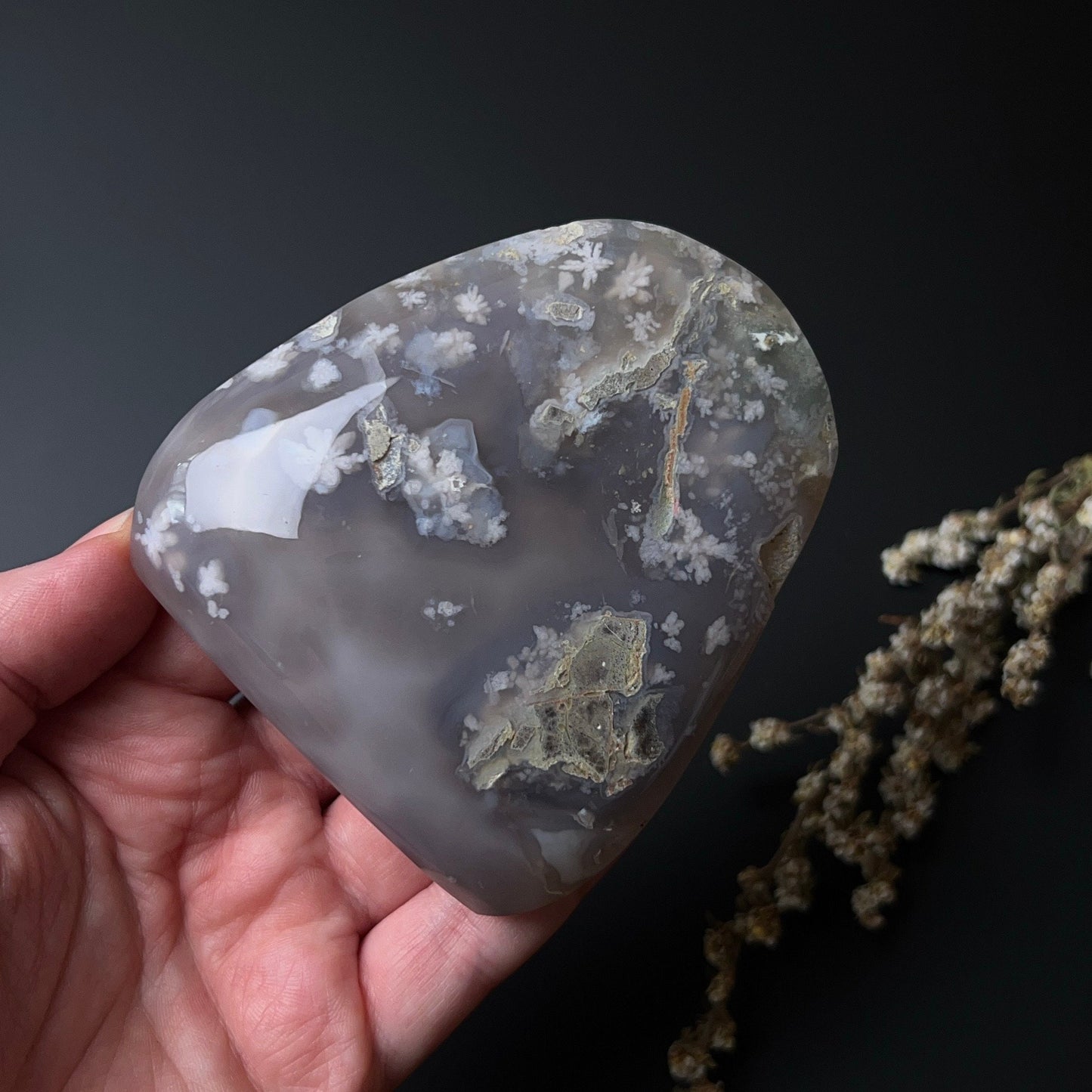 Flower Agate Freeform | Polished Crystal Freeform