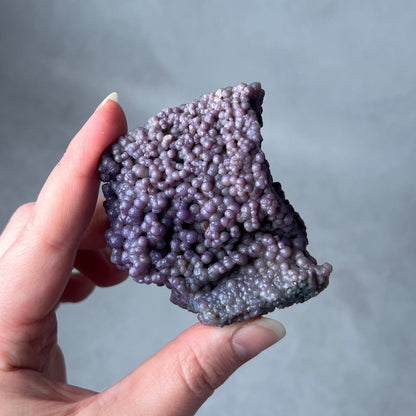 Purple Grape Agate Chunk | Botryoidal Chalcedony Crystal Cluster