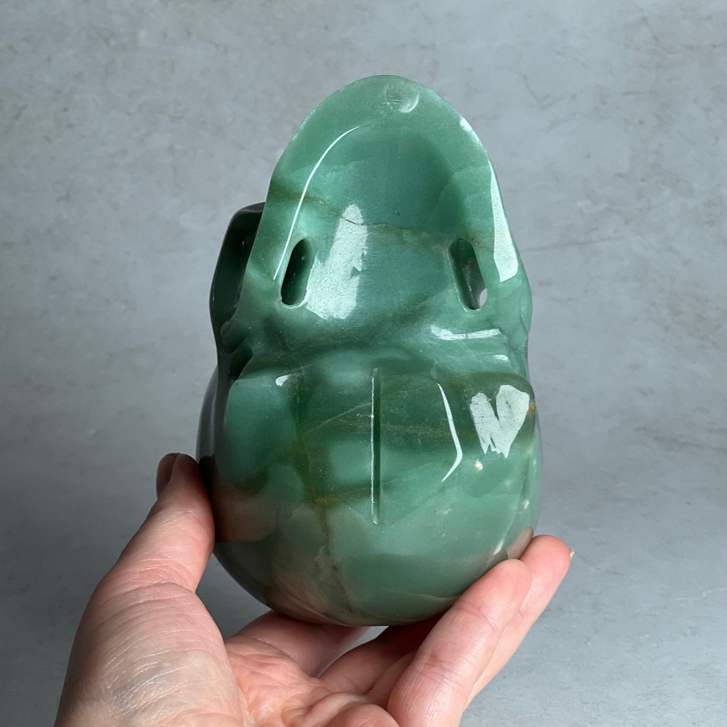 Large Green Aventurine Crystal Skull | Aventurine Skull