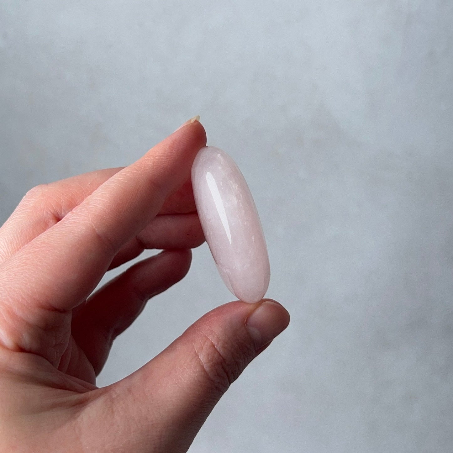 Rose Quartz Palm | Rose Quartz Crystal Palmstone