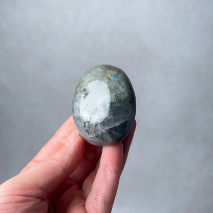 Purple Pink Labradorite Palm | Labradorite Crystal Palm Stone