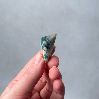 Rare Blue Flower Agate Crystal | Green Flower Agate Freeform