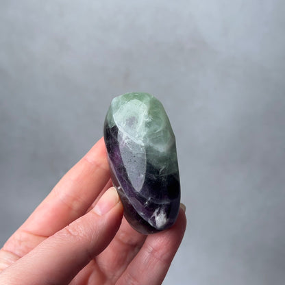 Feather Fluorite Palm | Snowflake Rainbow Fluorite Crystal