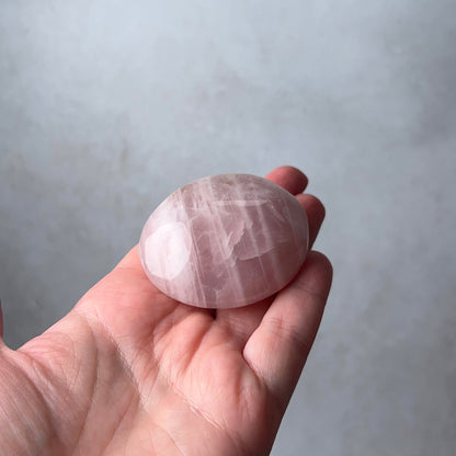 Rose Quartz Palm | Rose Quartz Crystal Palmstone