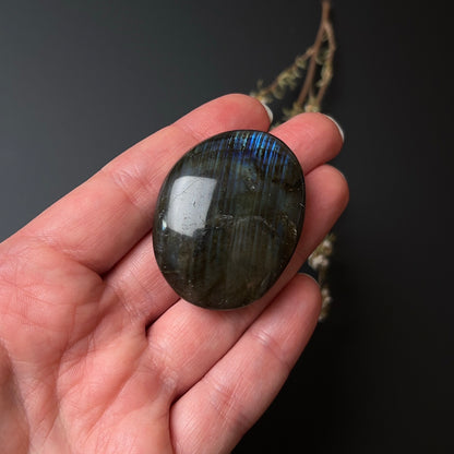 Flashy Labradorite Palm | Crystal Palm Stone