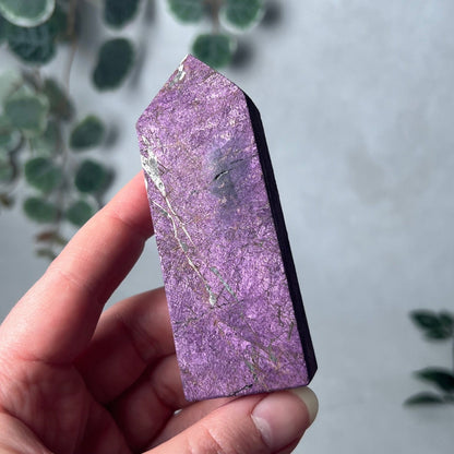 Purpurite Obelisk | Purpurite Heterosite Crystal Tower