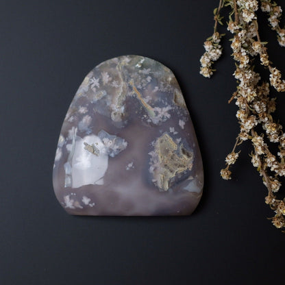 Flower Agate Freeform | Polished Crystal Freeform