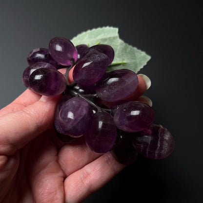 Fluorite Grape Bunch | Unique Artificial Crystal Grapes