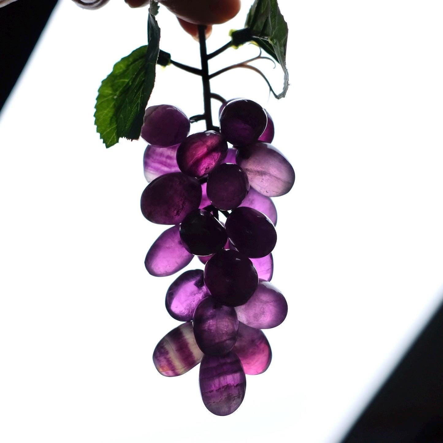 Fluorite Grape Bunch | Unique Artificial Crystal Grapes