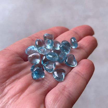 Rare Blue Topaz Heart | Topaz Crystal Heart