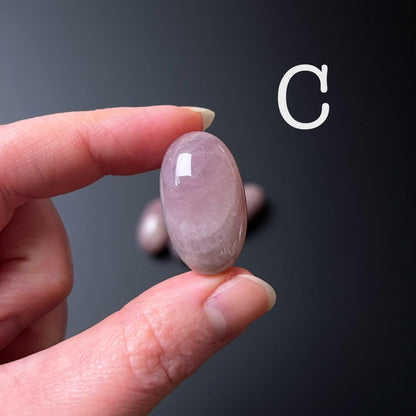 Purple Rose Quartz Shivas | Lavender Rose Quartz Shiva Lingam Crystal