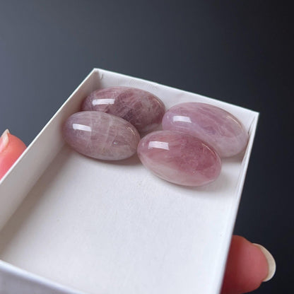 Purple Rose Quartz Shivas | Lavender Rose Quartz Shiva Lingam Crystal