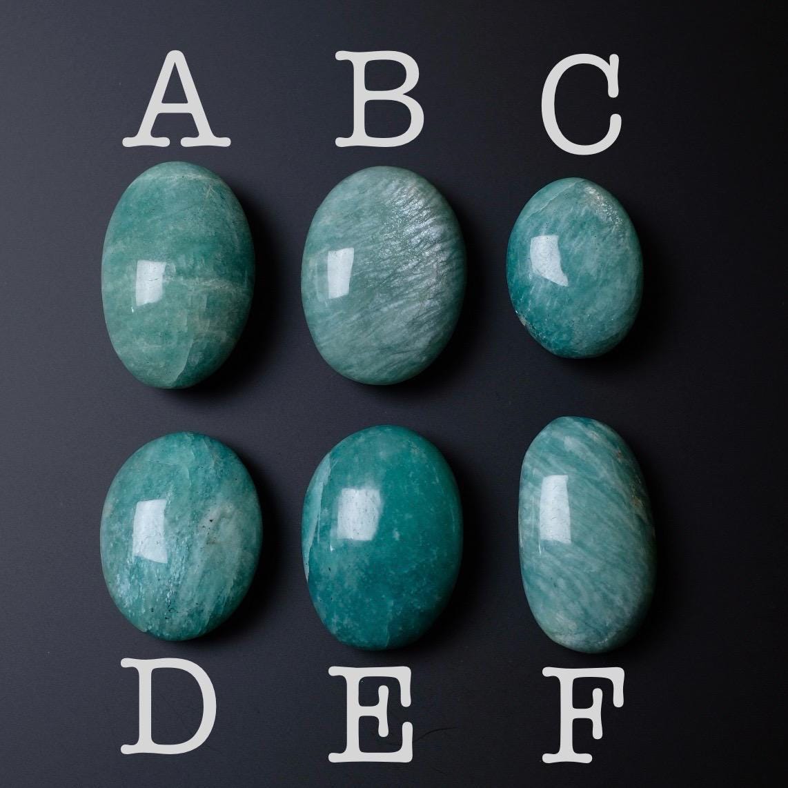 You Choose! Amazonite Palm | Amazonite Crystal Palm Stone