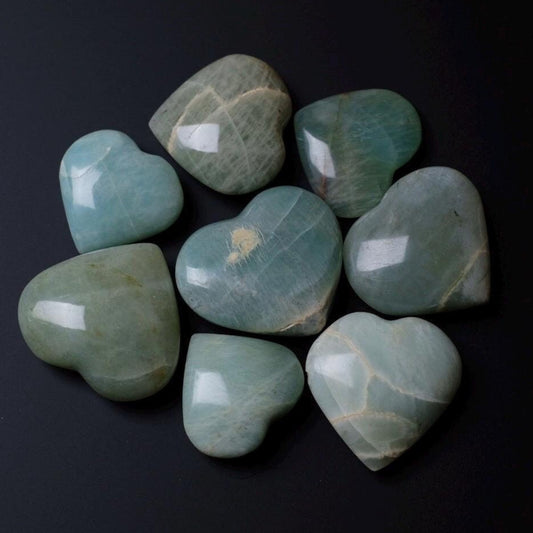 You Choose! Garnierite Hearts | Green Moonstone Crystal Heart