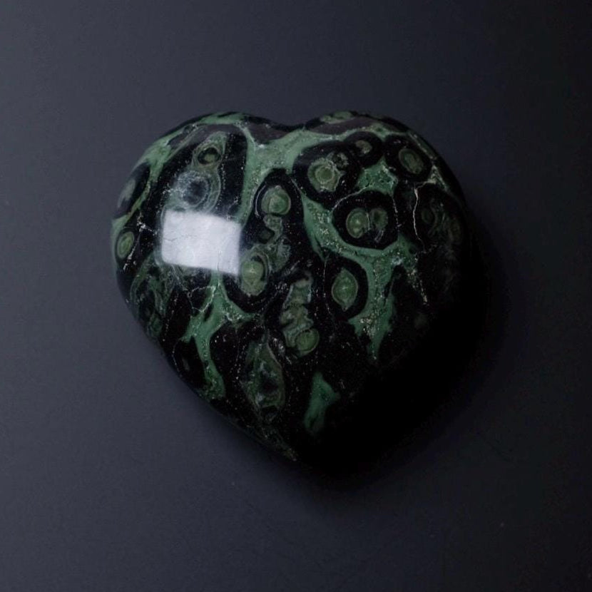 Kambaba Jasper Heart | Kambaba Jasper Crystal Heart