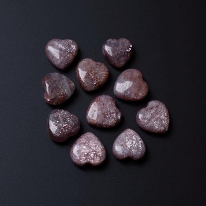 Blood Iolite Hearts | Mini Iolite Crystal Hearts