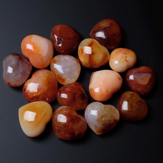 You Choose! Carnelian Hearts | Carnelian Crystal Heart