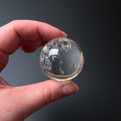 Clear Quartz Sphere w. Rainbows | Quartz Crystal Sphere