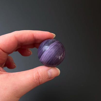 Silky Fluorite Sphere | Beautiful Fluorite Crystal Sphere