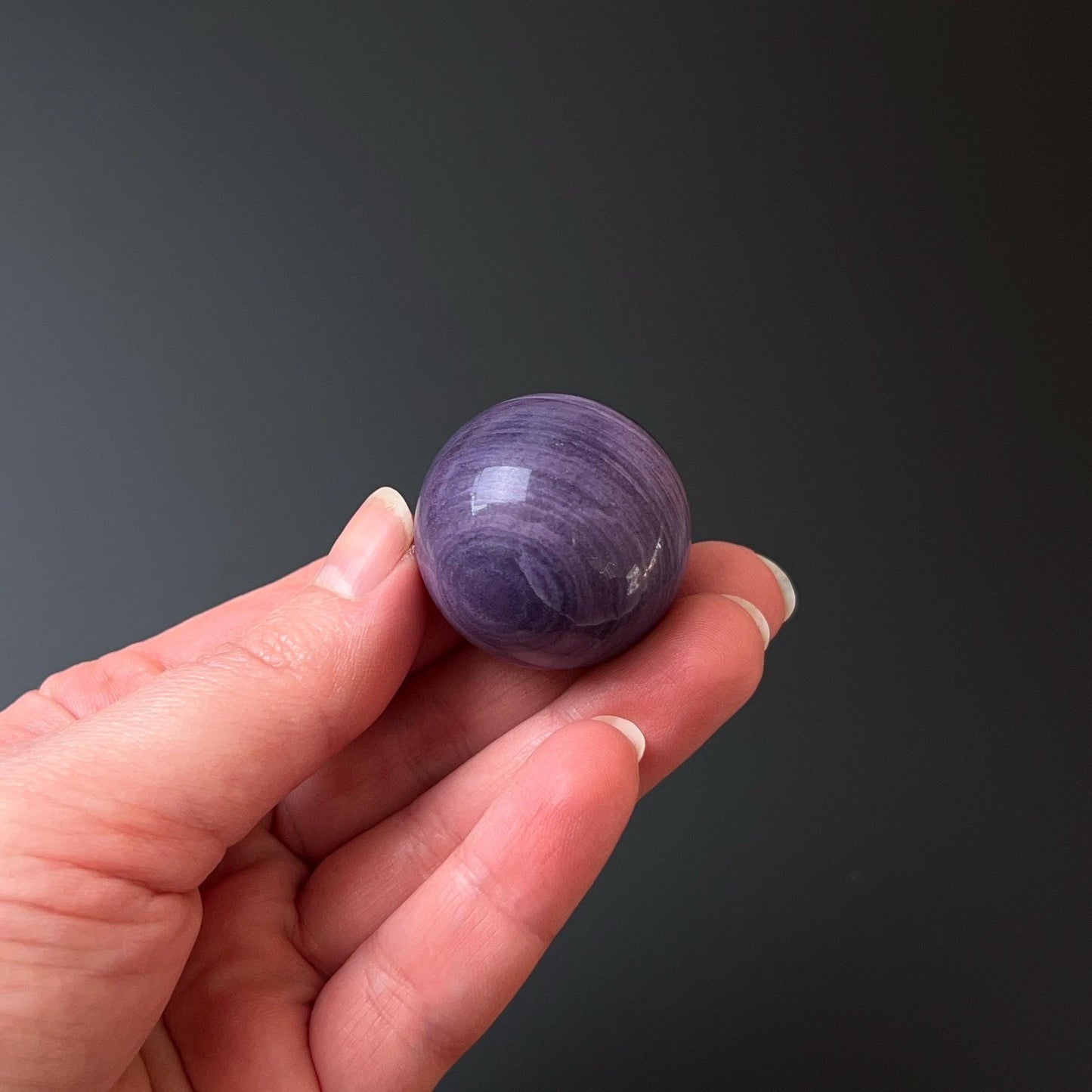 Silky Fluorite Sphere | Beautiful Fluorite Crystal Sphere