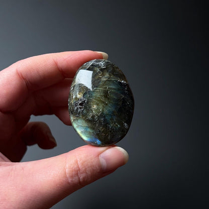 Flashy Labradorite Palm | Crystal Palm Stone