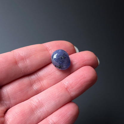 Gem Tanzanite Tumble | Translucent Tanzanite Tumbled Crystal