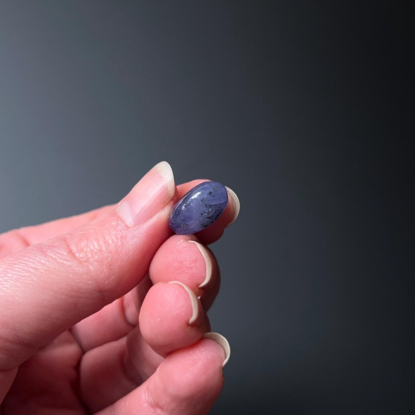 Gem Tanzanite Tumble | Translucent Tanzanite Tumbled Crystal