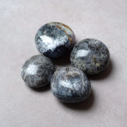 Merlinite Palms | Dendritic Opal Crystal Palmstone