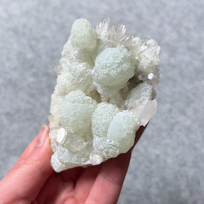 Prehnite & Quartz Cluster | Prehnite Natural Crystal Specimen